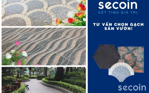 Tư vấn lựa chọn gạch sân vườn 